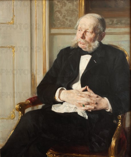 Baron Otto Ditlev Rosenorn-Lehn, 1891. Creator: Peder Severin Kroyer.