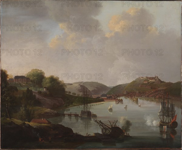 View of Frederikshald, Norway, 1790-1799. Creator: Christian August Lorentzen.