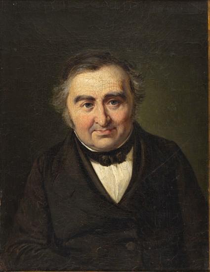 Etatsråd M.L. Nathanson, 1825-1873. Creator: Wilhelm Marstrand.