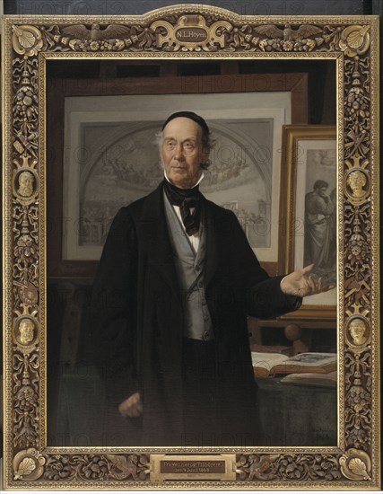 The Art Historian Niels Lauritz Hoyen, 1868. Creator: Wilhelm Marstrand.