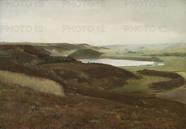 A Landscape near Bryrup, Jutland, 1888. Creator: Laurits Andersen Ring.