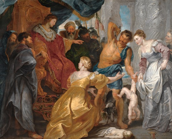 The Judgement of Solomon, 1615-1618. Creator: Peter Paul Rubens.