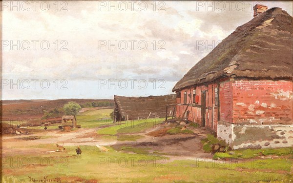 A house on Alheden, 1912. Creator: Hans Smidth.