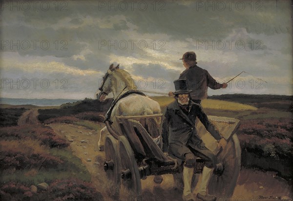 Driving Home, 1893-1896. Creator: Hans Smidth.