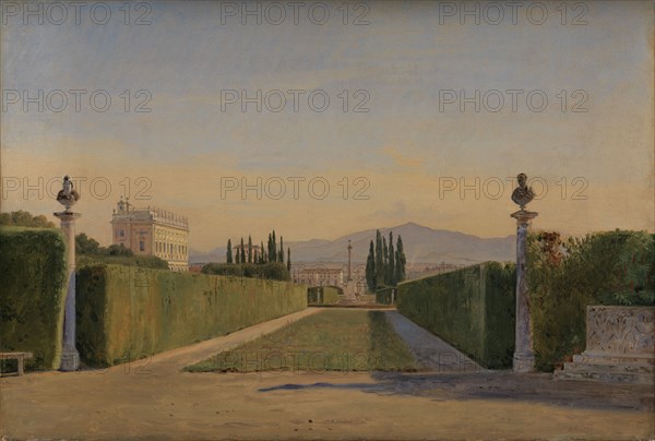 View of the Sea from a Pier, 1854-1917. Creator: Hans Smidth.