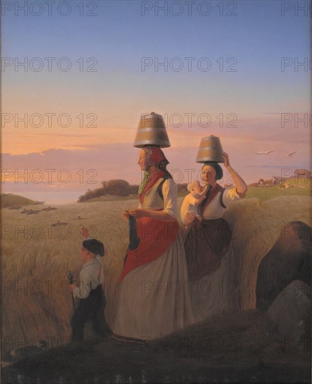 Rural Scene, 1848. Creator: Jorgen Sonne.