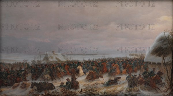 The Skirmish at Vorbasse February the 29th, 1864, 1877. Creator: Jorgen Sonne.