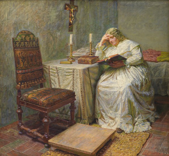 Leonora Christina in Blåtårn, 1891. Creator: Kristian Zahrtmann.