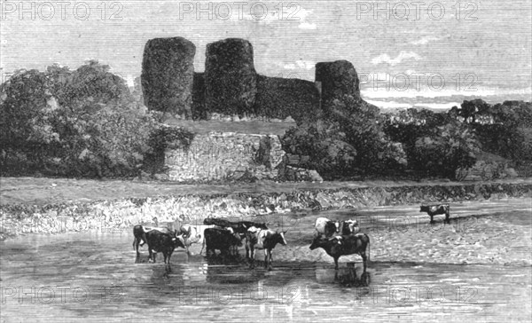 ''The Church Congress at Ryhl, North Wales and Views in the Neighbourhood; Rhuddlan Castle', 1891. Creator: Unknown.