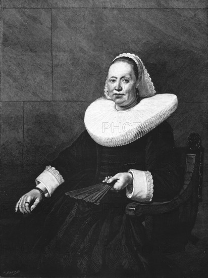 ''Portrait of a Dutch Lady, after Bartholomew Van Der Helst', 1891. Creator: Bartholomeus van der Helst.
