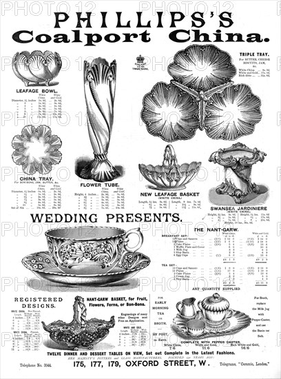 ''Phillips's Coalport China', 1891. Creator: Unknown.