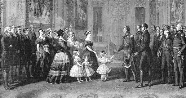 'H.R.H. The Prince of Wales, at Her Majesty's Reception of King Louis Philippe in Windsor..., 1844. Creator: Franz Xaver Winterhalter.