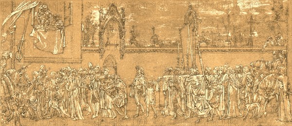 'The Cimabue Procession'. A Fac-Simile of Original Drawings by Sir Frederick Leighton..., c1880-83. Creator: Frederic Leighton.