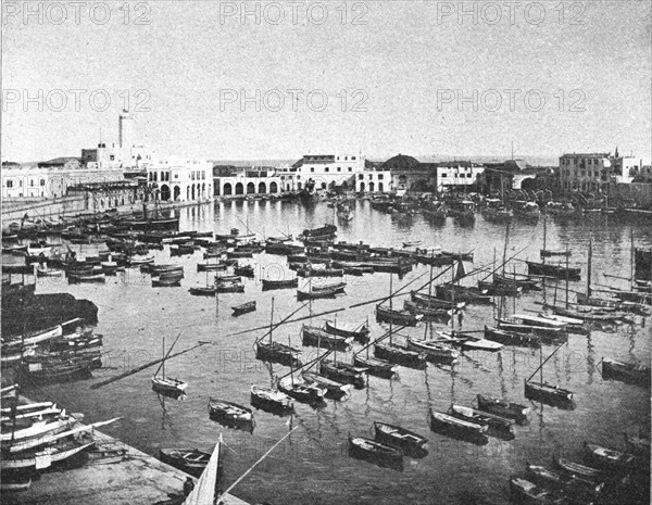 ''Alger. Le Port et l'Amiraute; Afrique du nord', 1914. Creator: Unknown.