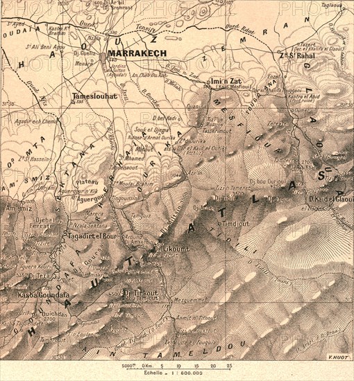 ''Maroc ou Marrakech et la Haut Atlas; Afrique du nord', 1914. Creator: Unknown.