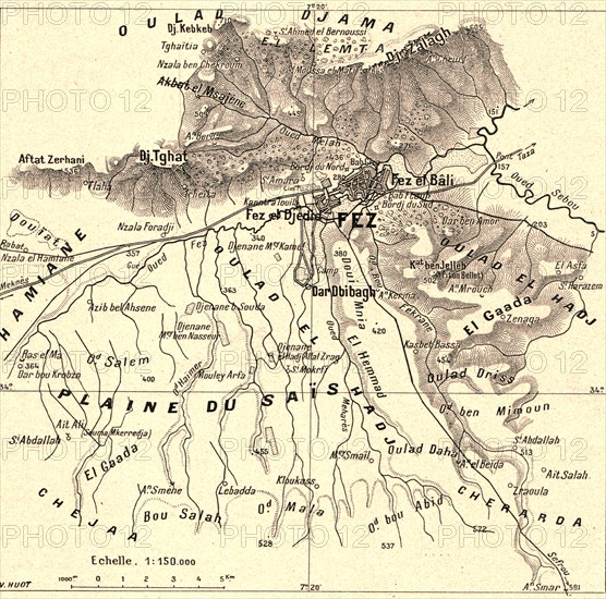 ''Environs de Fez; Afrique du nord', 1914. Creator: Unknown.