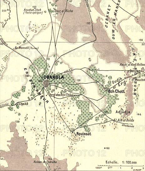 ''Le bas Sahara-Les Oasis, Ouargla; Afrique du nord', 1914. Creator: Unknown.