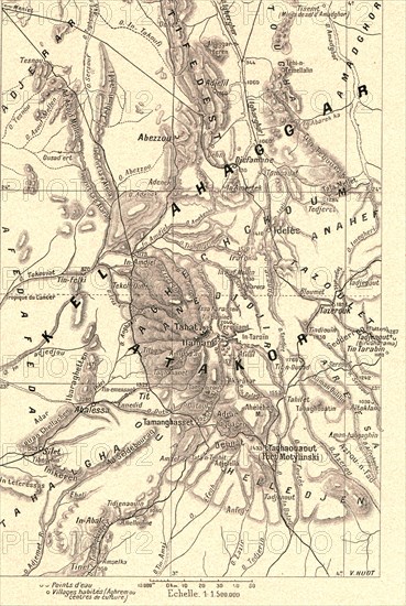 ''Le Haut Sahara, Massif de l' Ahaggar; Afrique du nord', 1914. Creator: Unknown.