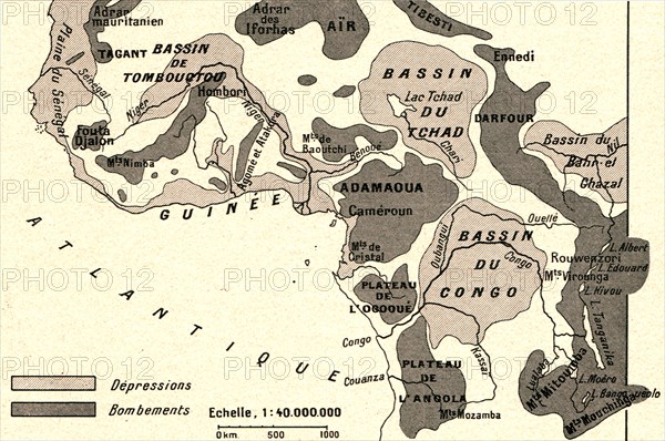 ''Trous et bosses de l'Ouest africain; L'Ouest Africain', 1914. Creator: Unknown.