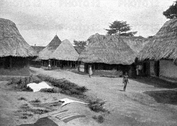 ''Un village dans le Sierra Leone; L'Ouest Africain', 1914. Creator: Unknown.