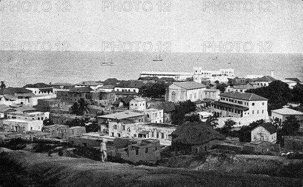 ''Vue generale de Cape Coast Castle. La Cote d'Or; L'Ouest Africain', 1914. Creator: Unknown.