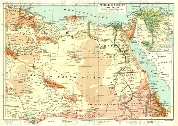 ''Afrique Du Nord-Est; Le Nord-Est Africain', 1914. Creator: Unknown.