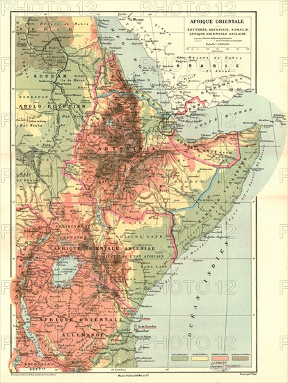 ''Afrique Orientale; Le Nord-Est Africain', 1914. Creator: Unknown.