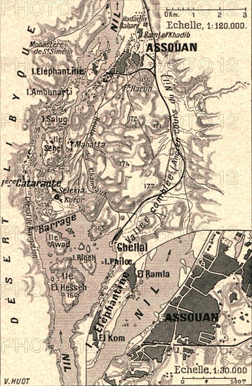 ''Barrage d'Assouan; Le Nord-Est Africain', 1914. Creator: Unknown.