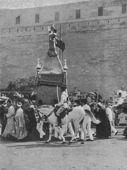 ''Le retour du pelerinage; Le Nord-Est Africain', 1914. Creator: Unknown.