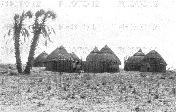 ''Un village de Chillouks; Le Nord-Est Africain', 1914. Creator: Unknown.