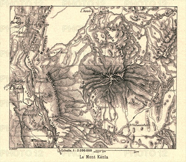 ''Le Mont Kenia; Le Nord-Est Africain', 1914. Creator: Unknown.