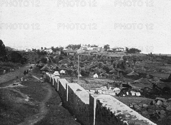 ''Un coin d'Addis-Abeba; Le Nord-Est Africain', 1914. Creator: Unknown.