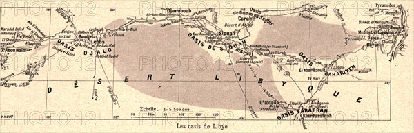 ''Les oasis de Libye; Le Nord-Est Africain', 1914. Creator: Unknown.