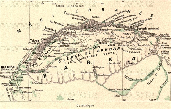 ''Cyrenaique; Le Nord-Est Africain', 1914. Creator: Unknown.