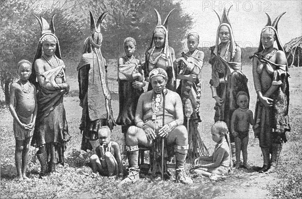 ''Un chef Herero et sa famille; Afrique Australe', 1914. Creator: Unknown.