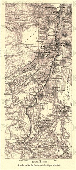 ''Grande vallee de fracture de lAfrique orientale; Afrique Australe', 1914. Creator: Unknown.