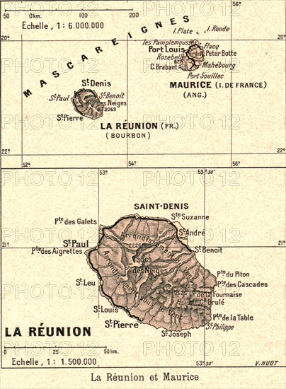 ''La Reunion et Maurice; Iles Africaines de la mer des Indes', 1914. Creator: Unknown.