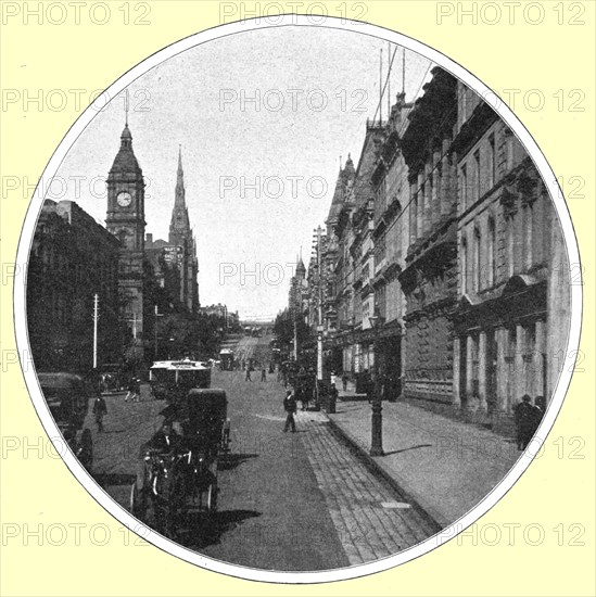 ''Une rue de grande ville australienne: Collins Street, Melbourne; Les Terres Du Pacifique', 1914. Creator: Unknown.