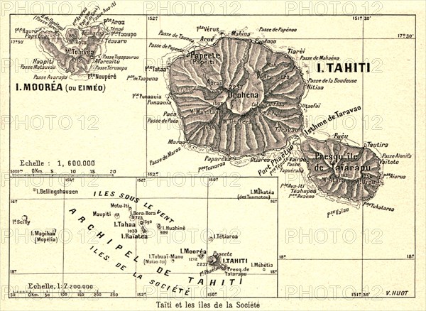 ''Tahiti et les iles de la Societe; Les Terres Du Pacifique', 1914. Creator: Unknown.