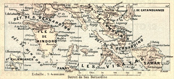 ''Detroit de San Bernardino; Les Terres Du Pacifique', 1914. Creator: Unknown.