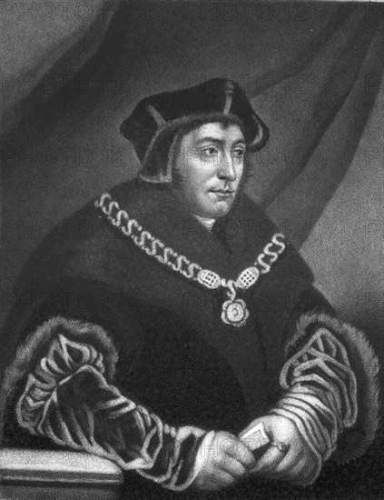 ''Sir Thomas More; Natus 1482, beheaded 1535', 1811. Creator: Charles Turner.