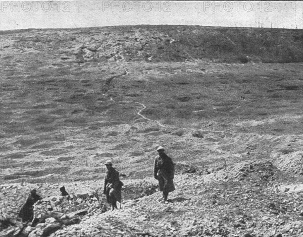 'L'offensive de la Somme: L'attaque du juillet 1916; les premieres lignes allemandes', 1916. Creator: Unknown.