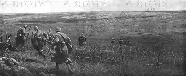 'Les deux batailles: Verdun et la Somme; Le premier bond au Nord de la Somme', 1916. Creator: Unknown.