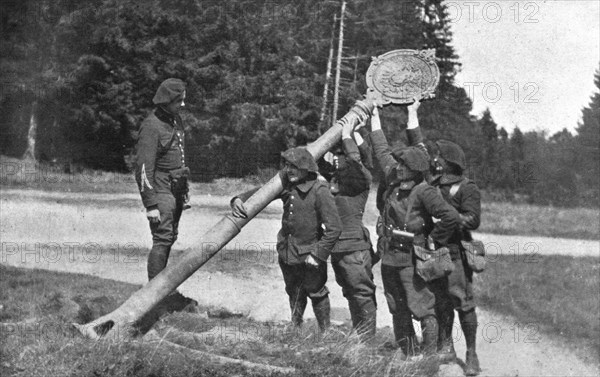 'En Alsace et sur la Frontiere', 1914. Creator: Unknown.