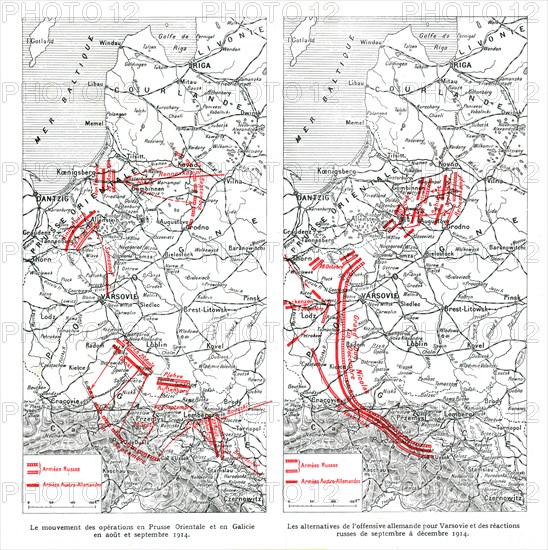 ''Les operations du front oriental', 1914. Creator: Unknown.