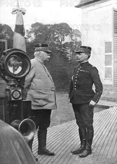 ''Deux Chefs; Joffre et Foch', 1914. Creator: Unknown.