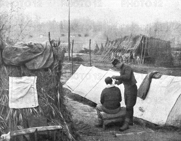 'Le front pittoresque; Villages de Paillot et Terriers a flanc de coteaux', 1914. Creator: Unknown.