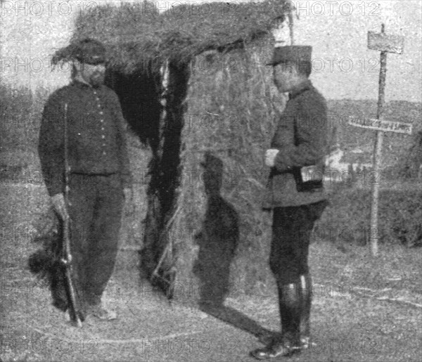 'Le front pittoresque; Villages de Paillot et Terriers a flanc de coteaux: Guerite en chaume...', 19 Creator: Unknown.