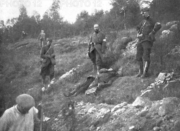 ''Scenes de Guerre; Notre victoire a ete achetee a prix de sang', 1914. Creator: Unknown.