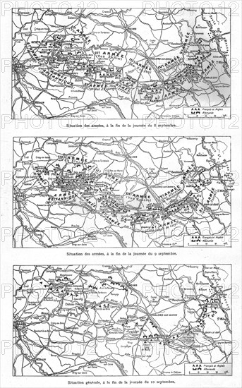 ''Les Jours decisifs de la Marne; 8, 9, 10 septembre ', 1914. Creator: Unknown.